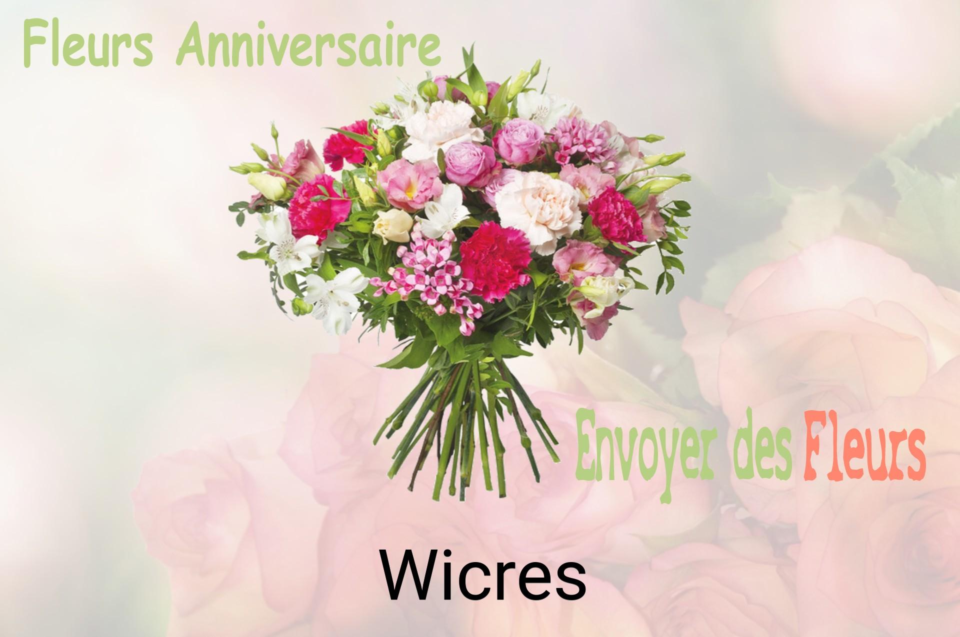 Bouquet de fleurs d’anniversaire livré à Wicres